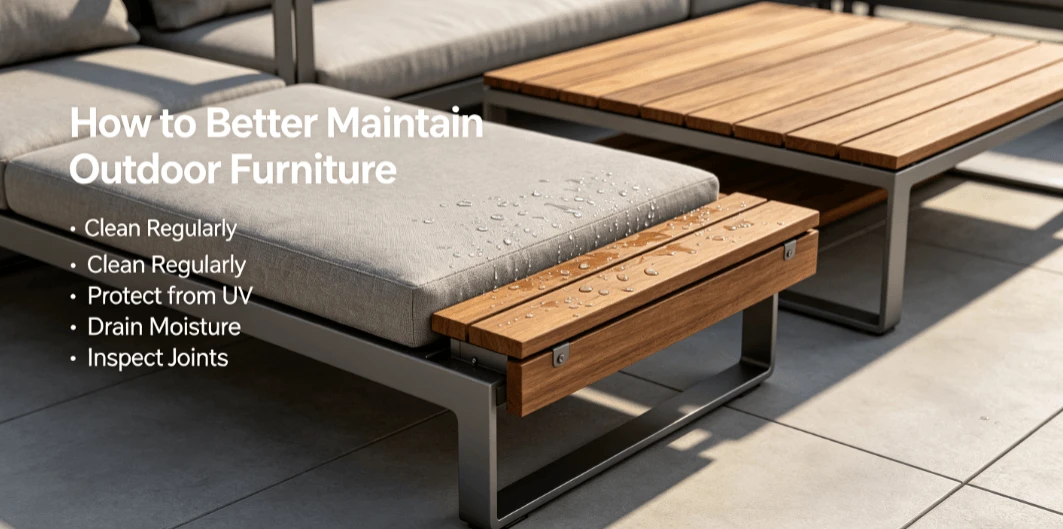 How to Maintain Outdoor Furniture to Extend Its Life How to Maintain Outdoor Furniture to Extend Its Life