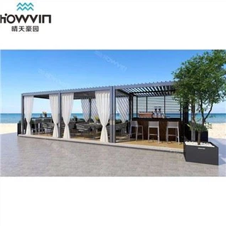 عريشة الحديقة مع المظلة